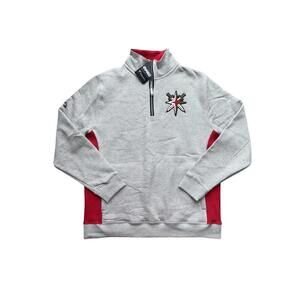 Fanatics Las Vegas Golden Knights 1/4 Zip Pullover Sweater Mens Sz XL Gray New